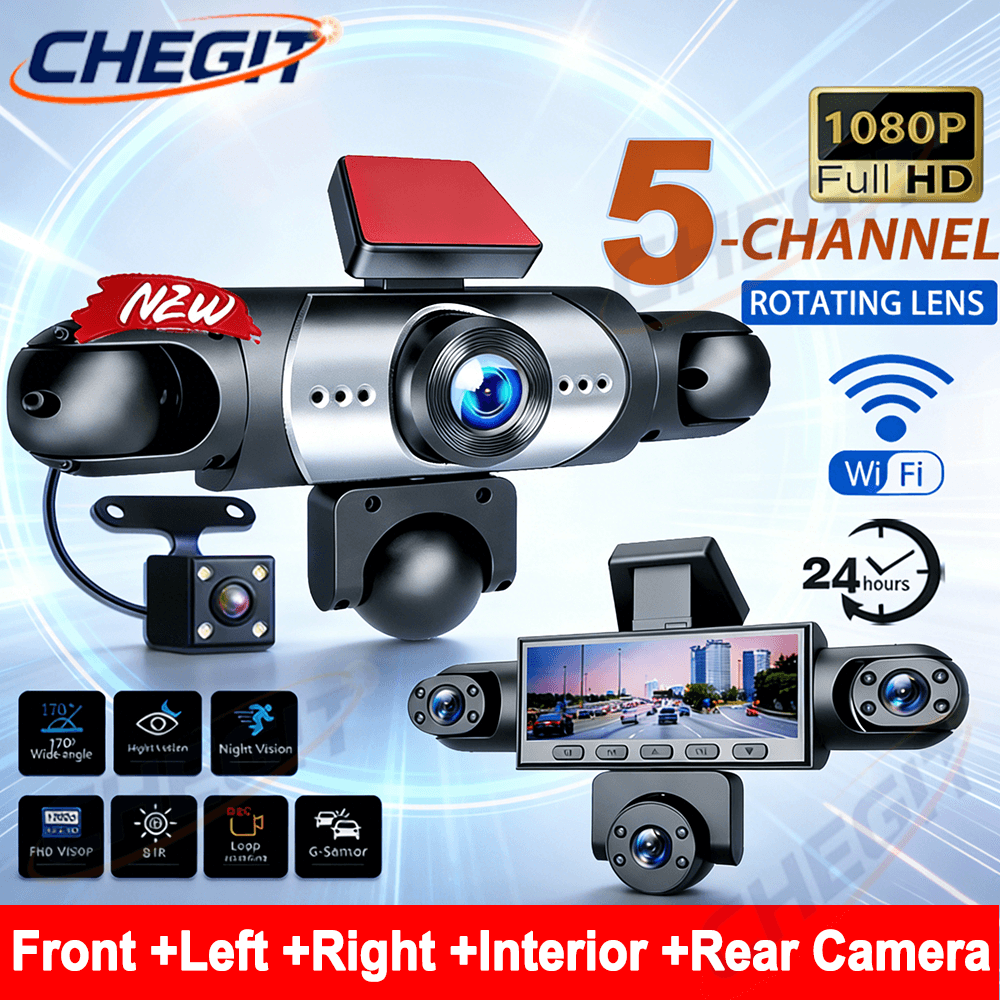 Panoramic Dash Cam 360 - กล้องติดรถยนต์ DVR รุ่นใหม่ ปี 2026 3/5