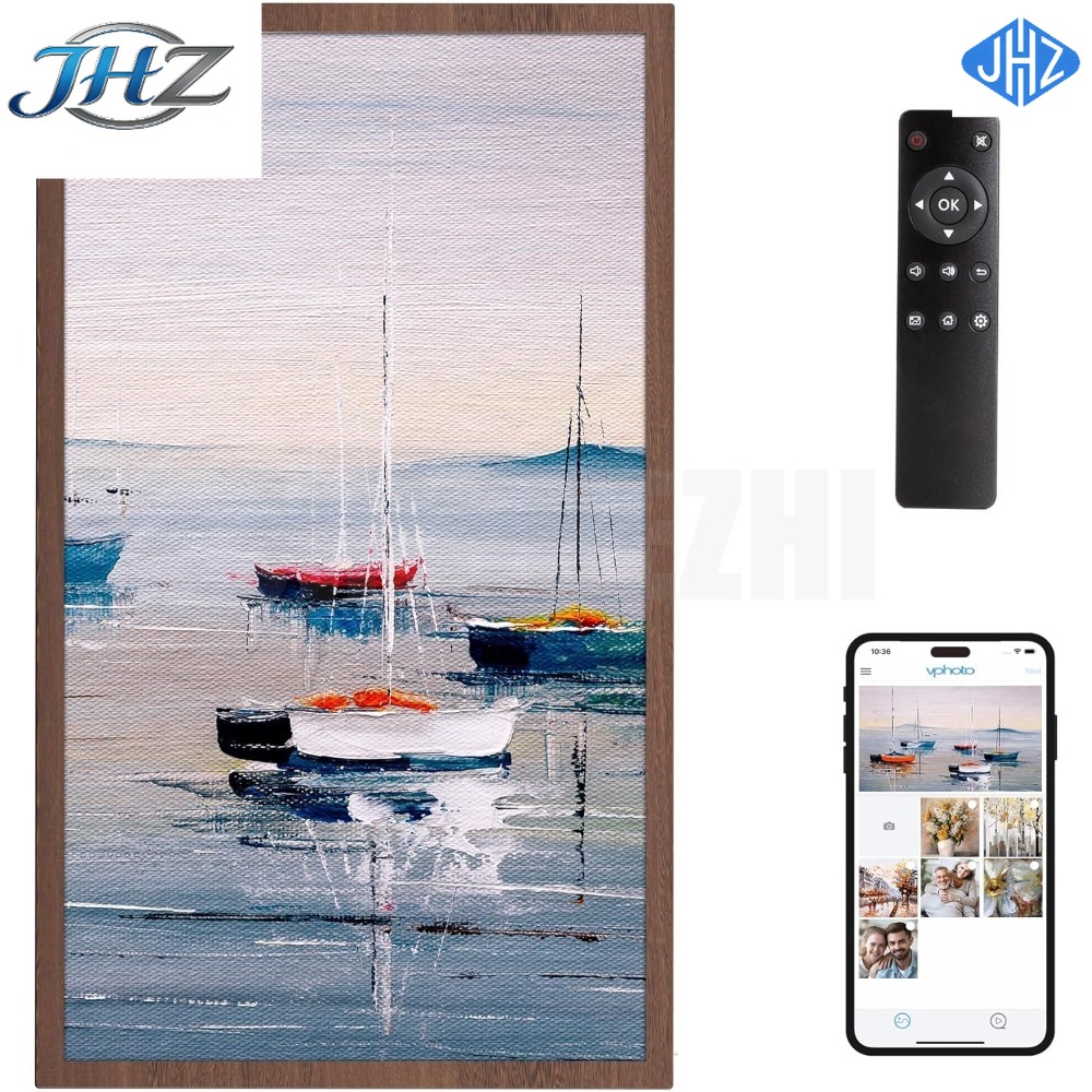 Digital Photo Frame Wifi - กรอบรูปดิจิตอลขนาดใหญ่รุ่นใหม่ JHZ หน้าจอ 21.5 นิ้ว พร้อม