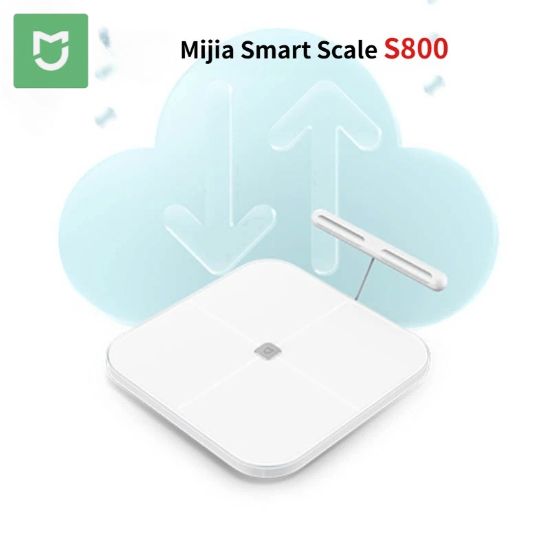 Body Fat Scale Smart - เครื่องชั่งน้ำหนักอัจฉริยะ Mijia S800 แบบ 8 ขั้วไฟฟ้า
