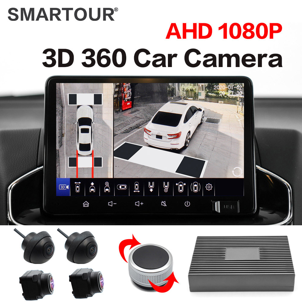 Panoramic Dash Cam 360 - กล้องติดรถยนต์ SMARTOUR 1080P มุมมองรอบทิศทาง 360 องศา