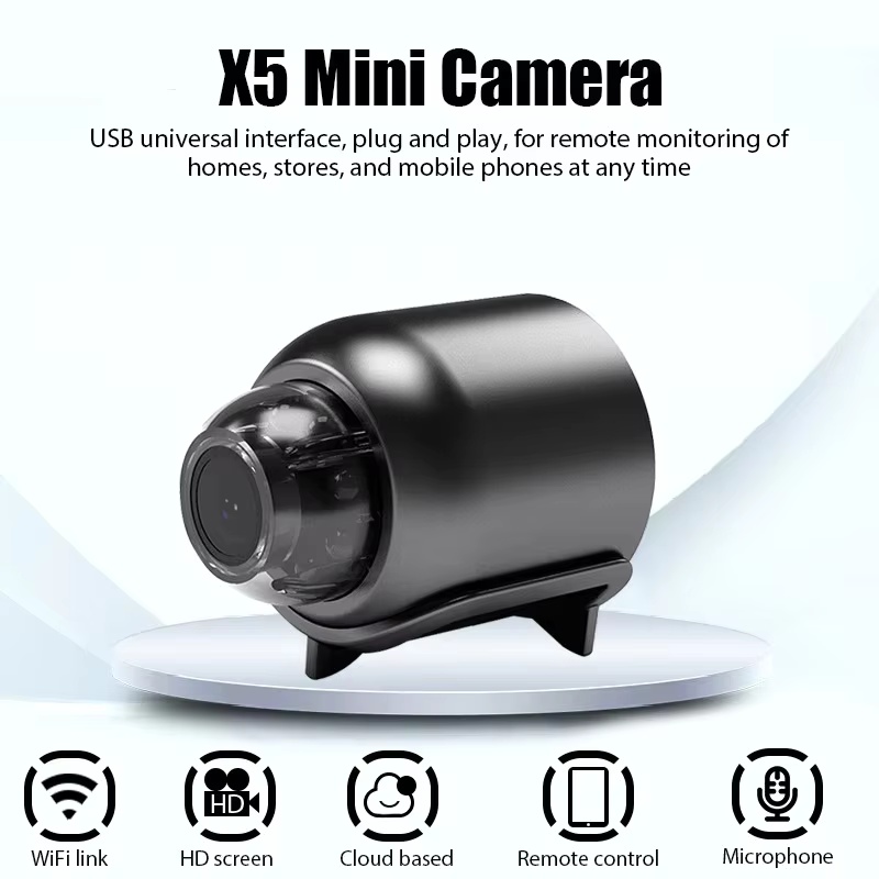 Compact Camera Mirrorless - กล้องขนาดเล็ก X5 รุ่นใหม่ ความละเอียด 1080P ภาพคมชัดในเวลากลางคืน
