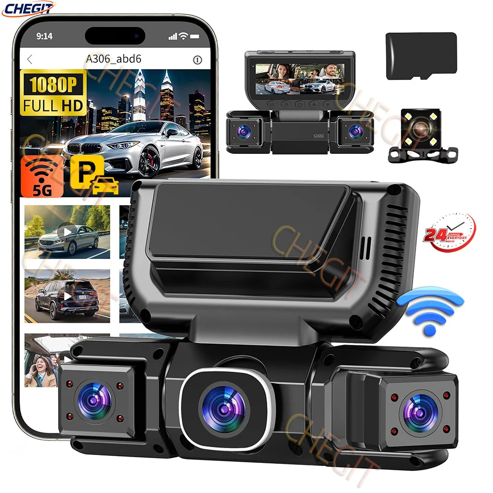 Panoramic Dash Cam 360 - กล้อง 4 ตัว 360 องศา กล้องหน้า