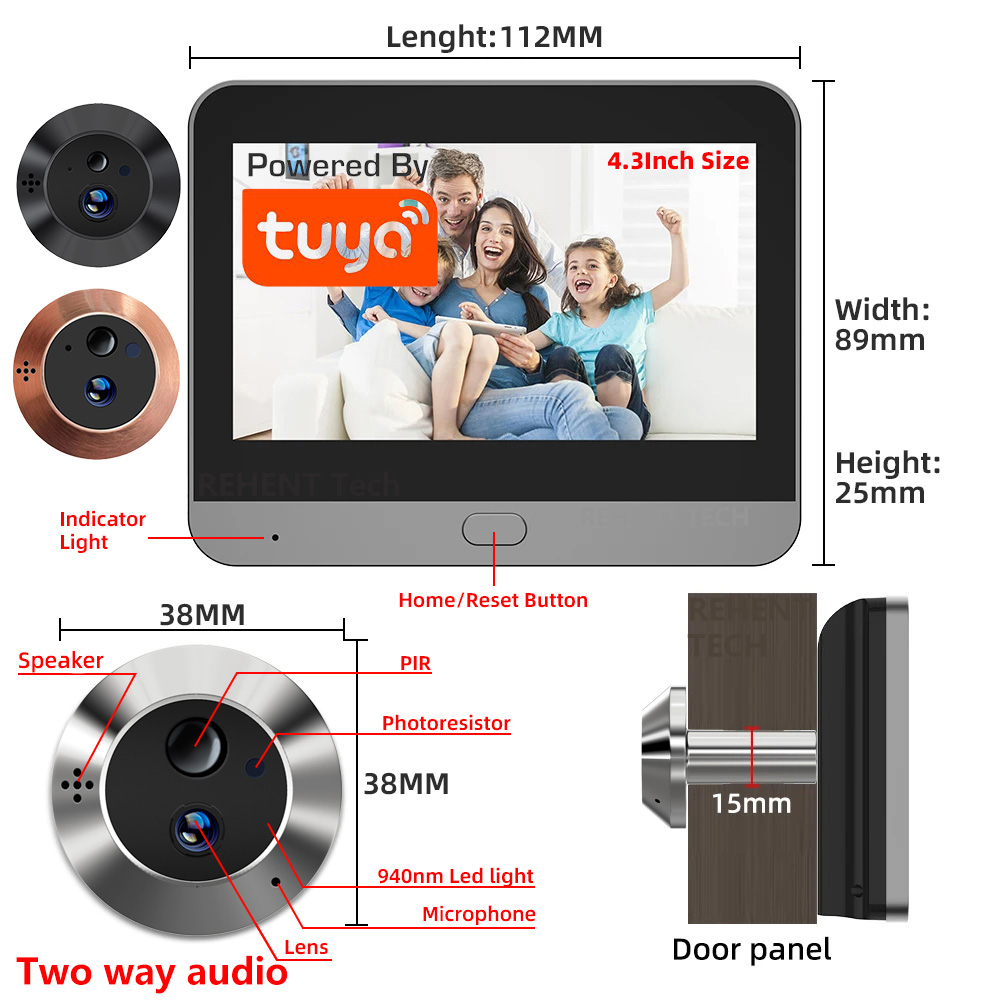 Compact Camera Mirrorless - กล้องวงจรปิดอัจฉริยะแบบสองทางสื่อสาร ความละเอียด 3MP รองรับแอป Tuya SmartLife