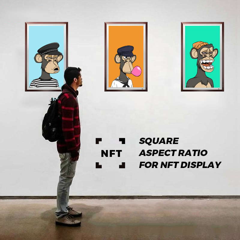 หน้าจอแสดงภาพนิ่งและวิดีโอ NFT - Digital Photo Frame Wifi บทวิจารณ์และราคา