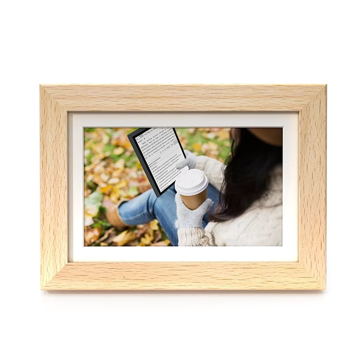 กรอบรูปดิจิตอล A73T หน้าจอ E-I - Digital Photo Frame Wifi บทวิจารณ์และราคา