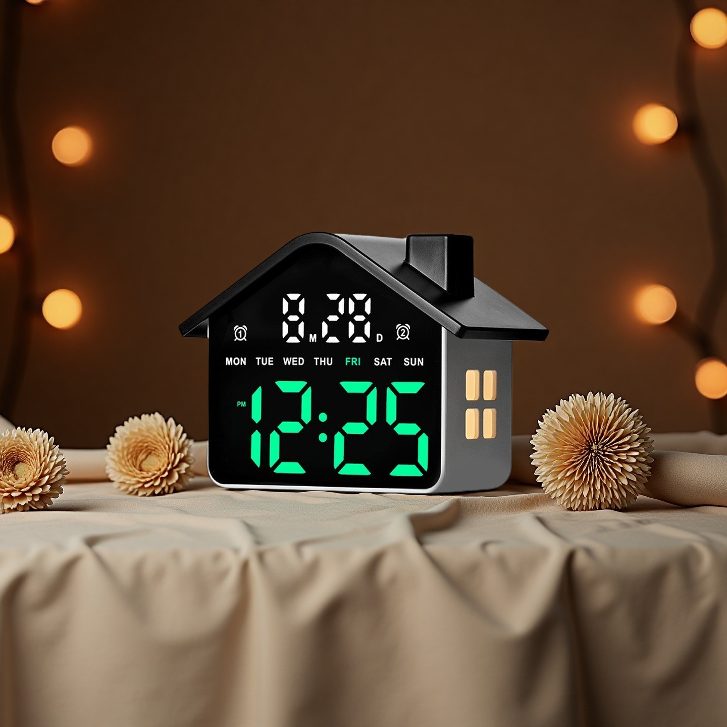 LED นาฬิกาปลุกดิจิตอล ควบคุมด้ - Modern Electronics Gadgets บทวิจารณ์และราคา