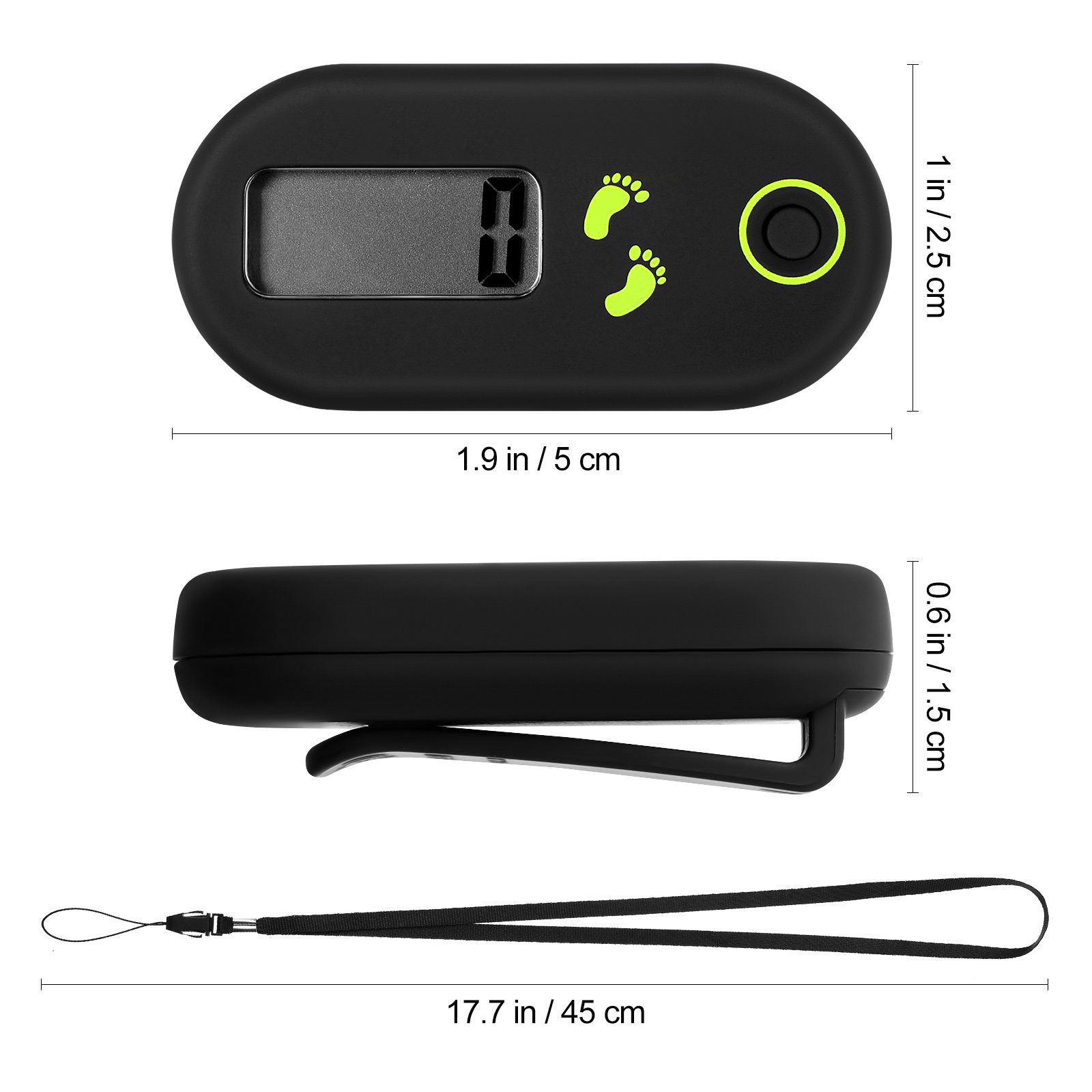 เครื่องนับก้าวแบบอิเล็กทรอนิกส - Electronics Gadgets For Home บทวิจารณ์และราคา