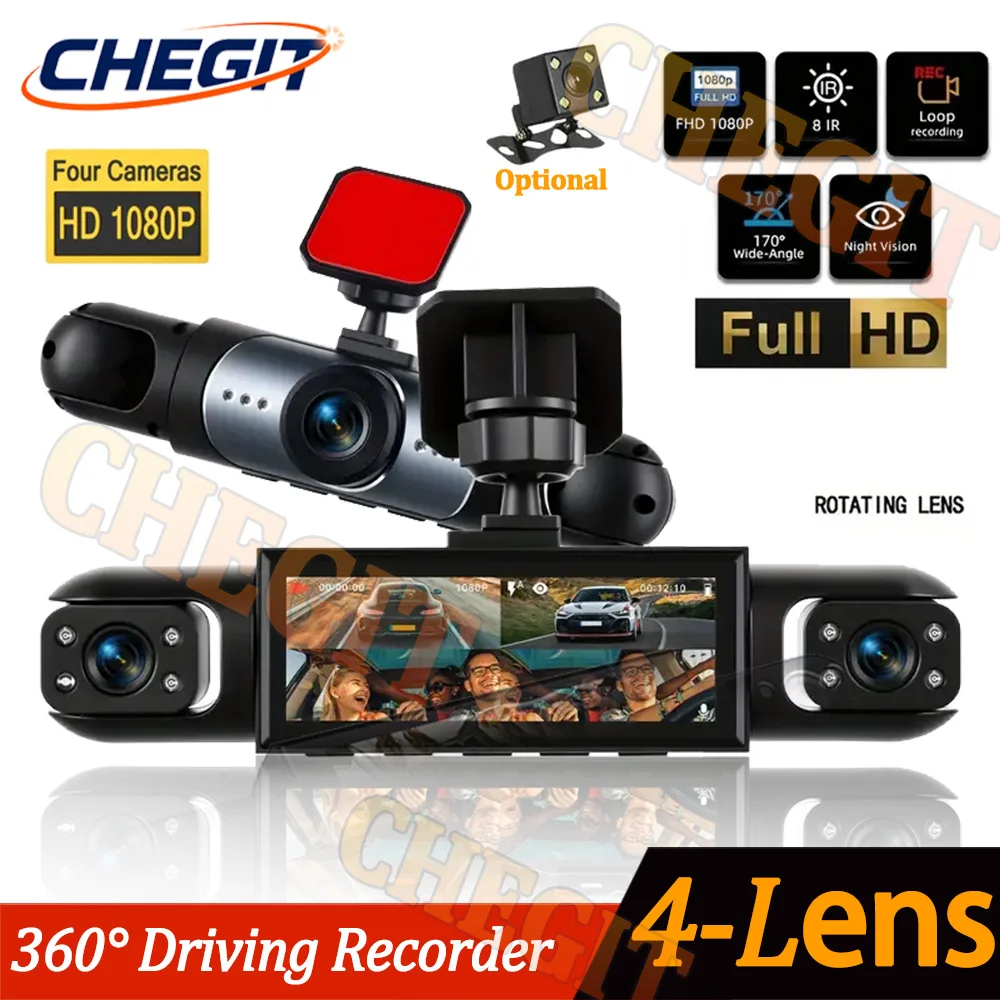 ใหม่ 360 °   กล้องติดรถยนต์ 10 - Panoramic Dash Cam 360 บทวิจารณ์และราคา