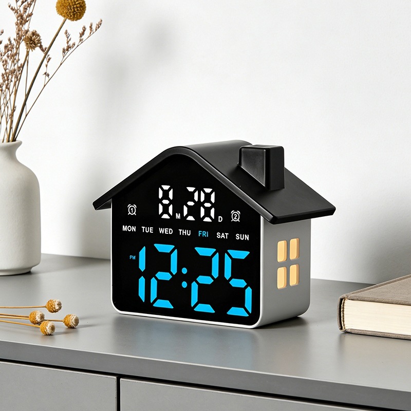 นาฬิกาปลุก LED รูปทรงบ้าน นาฬิ - Modern Electronics Gadgets บทวิจารณ์และราคา