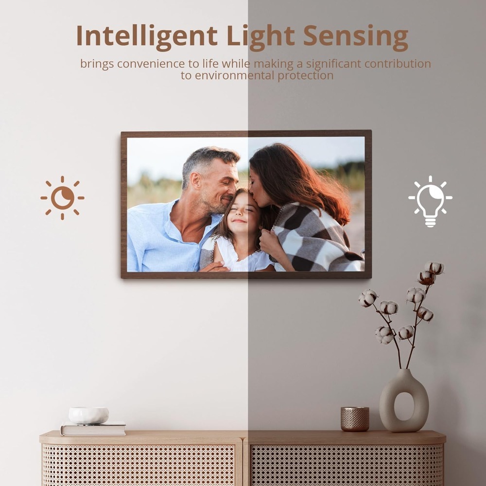 กรอบรูปดิจิตอลขนาดใหญ่รุ่นใหม่ - Digital Photo Frame Wifi บทวิจารณ์และราคา
