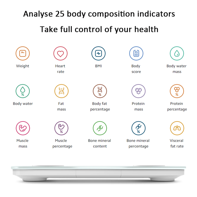 Xiaomi Body Fat Scale S400 บลู - Body Fat Scale Smart บทวิจารณ์และราคา