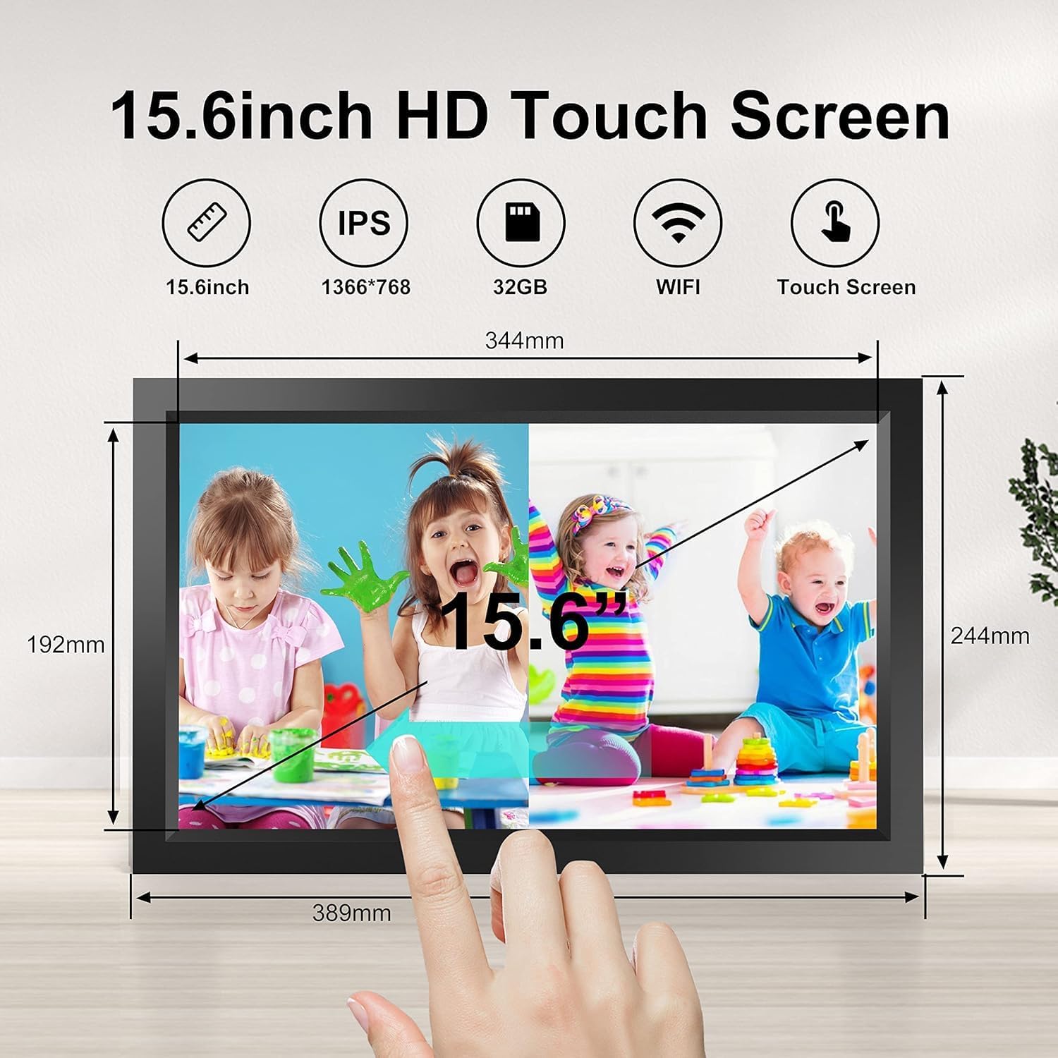 กรอบรูปดิจิทัลอัจฉริยะขนาดใหญ่ - Digital Photo Frame Wifi บทวิจารณ์และราคา