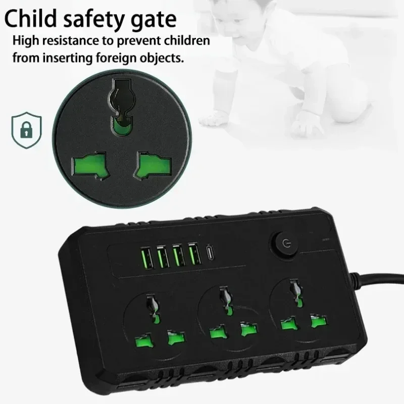 ปลั๊กพ่วงพร้อมพอร์ต USB 4 ช่อง - Electronics Gadgets For Home บทวิจารณ์และราคา