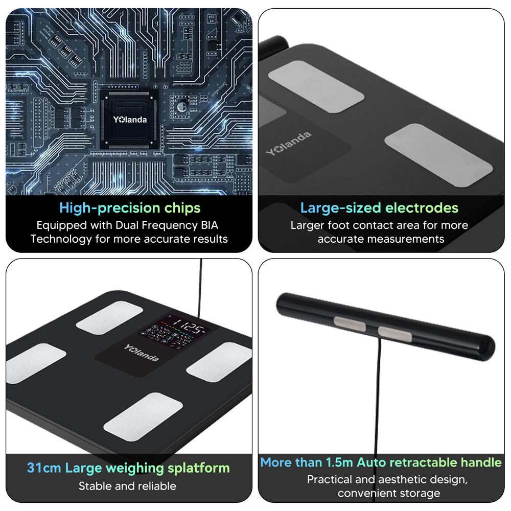 เครื่องชั่งน้ำหนักอัจฉริยะสำหร - Body Fat Scale Smart บทวิจารณ์และราคา