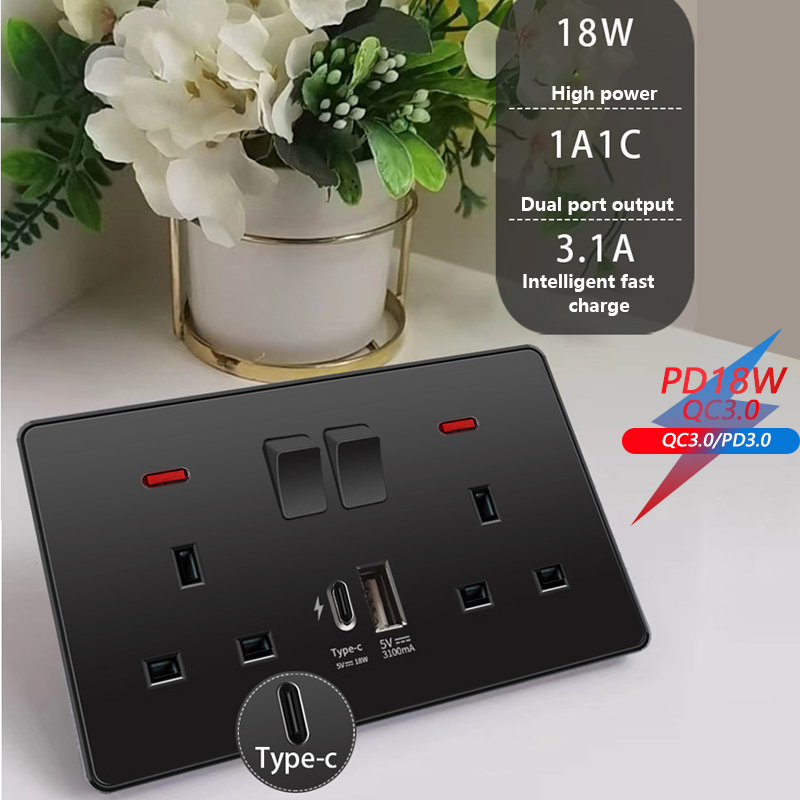 ปลั๊กไฟติดผนังแบบ Type C 18W ช - Electronics Gadgets For Home บทวิจารณ์และราคา