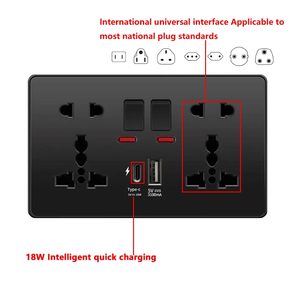 ปลั๊กไฟติดผนังแบบ Type C 18W ช - Electronics Gadgets For Home บทวิจารณ์และราคา