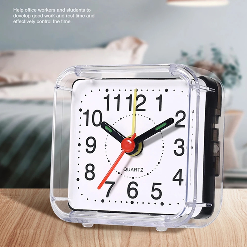 นาฬิกาปลุกตั้งโต๊ะทรงสี่เหลี่ย - Modern Electronics Gadgets บทวิจารณ์และราคา