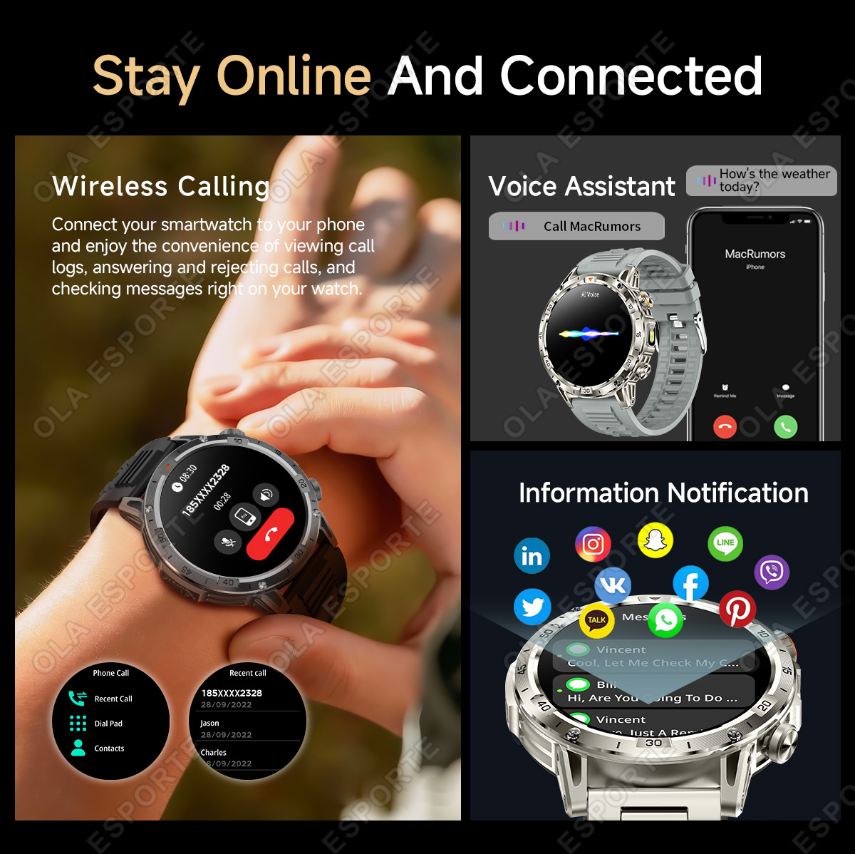 สมาร์ทวอทช์ GPS รุ่นใหม่ปี 202 - Electronics Gadgets For Home บทวิจารณ์และราคา